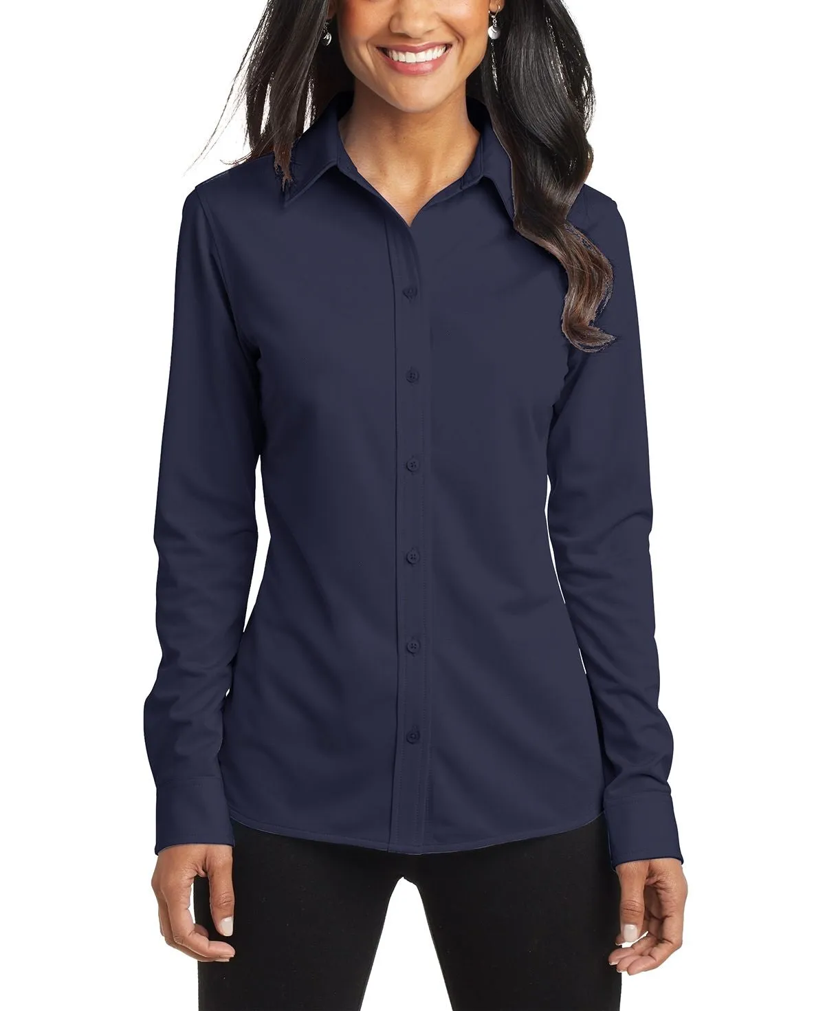 Women's Dimension Knit Dress Shirt