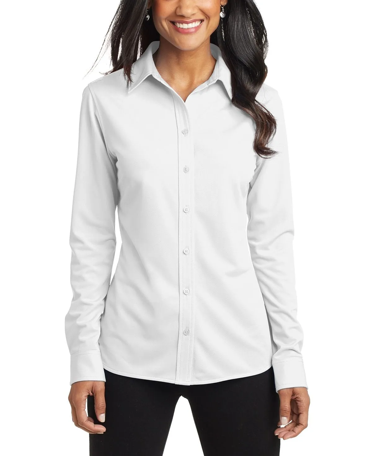 Women's Dimension Knit Dress Shirt