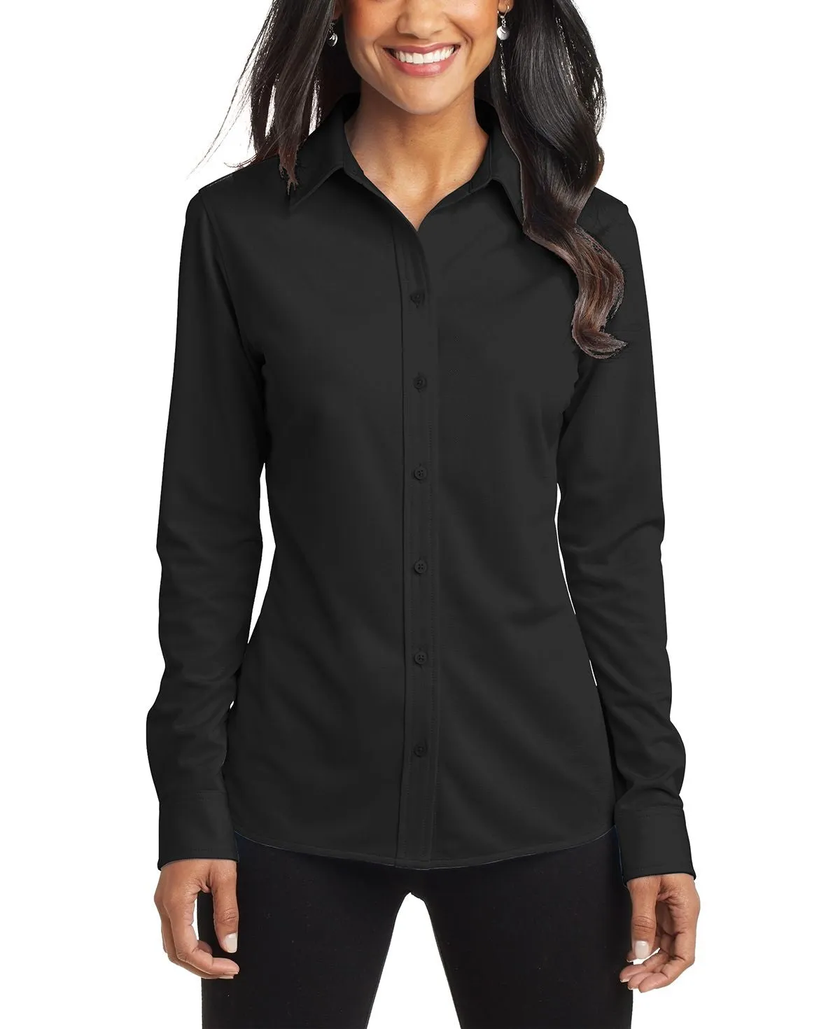 Women's Dimension Knit Dress Shirt