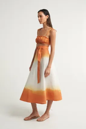 Wrap Circle Skirt Naranja