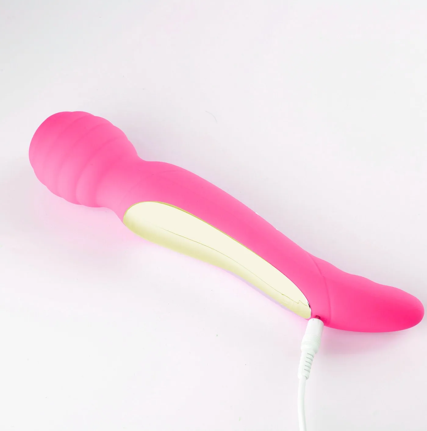 Zoe Rechargeable Dual Vibrating Wand Hot Pink