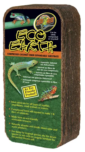 Zoo Med Eco Earth Compresed Coconut Fiber Substrate